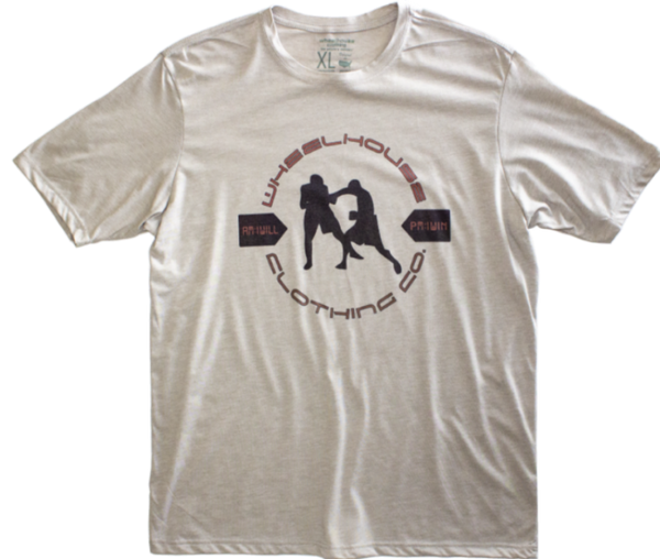 THE AM/PM TEE (TAUPE)