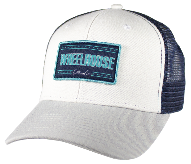 THE HERO HAT (WHT/NVY)